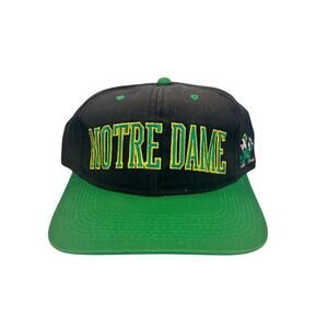 Vintage Notre Dame Fighting Irish Snapback Hat 90s Snapback Sports Specialties